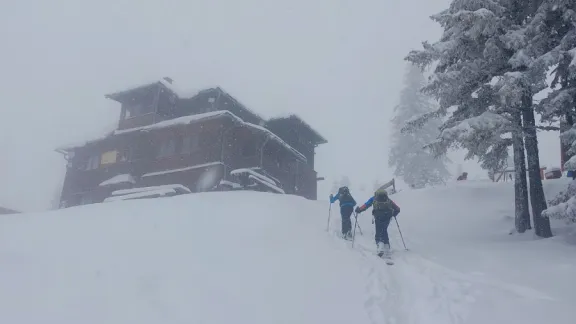 Pe schiuri de tura pe Varful Vladeasa