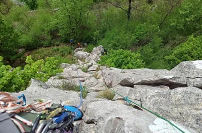 Stagiu de catarare trad cu Leslie Fucsko la Vadu Crisului