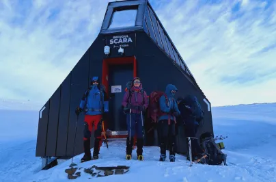 O seara de iarna la Ref. Scara in Fagaras