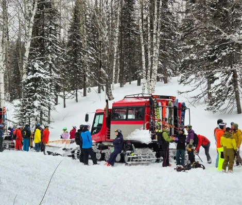 Schi de tura - muntii Altai, Kazakhstan