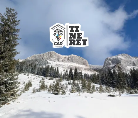 Drumetie pentru tineret - Circuitul Pietrelor Albe iarna