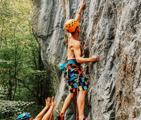 Escaladă sportivă la Colțul lui Blaj 