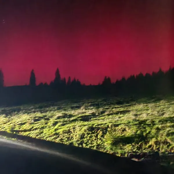 aurora boreala la latitudinile noastre, o raritate